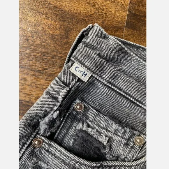 Citizens Of Humanity Annabelle Long Shorts Grey Womens Size 25 BNWT
